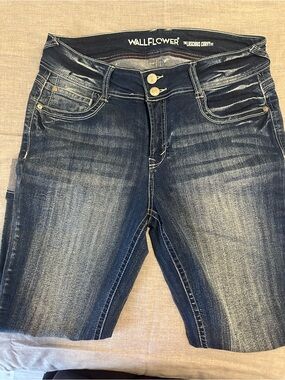 Wallflower Dark Blue Stretch Curvy jeans